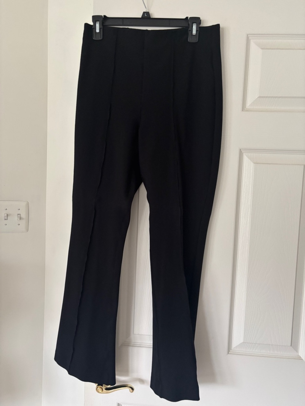 SPANX Black Kick-Flare Pull-On Pants
